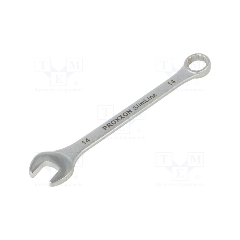 1 pcs x PROXXON - 23914 - Wrench, combination spanner, 14mm, Overall len: 180mm, SlimLine