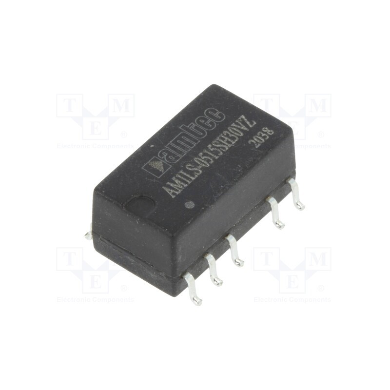 1 pcs x AIMTEC - AM1LS-0515SH30VZ - Converter: DC/DC, 1W, Uin: 4.5÷5.5V, Uout: 15VDC, Iout: 70mA, SMD
