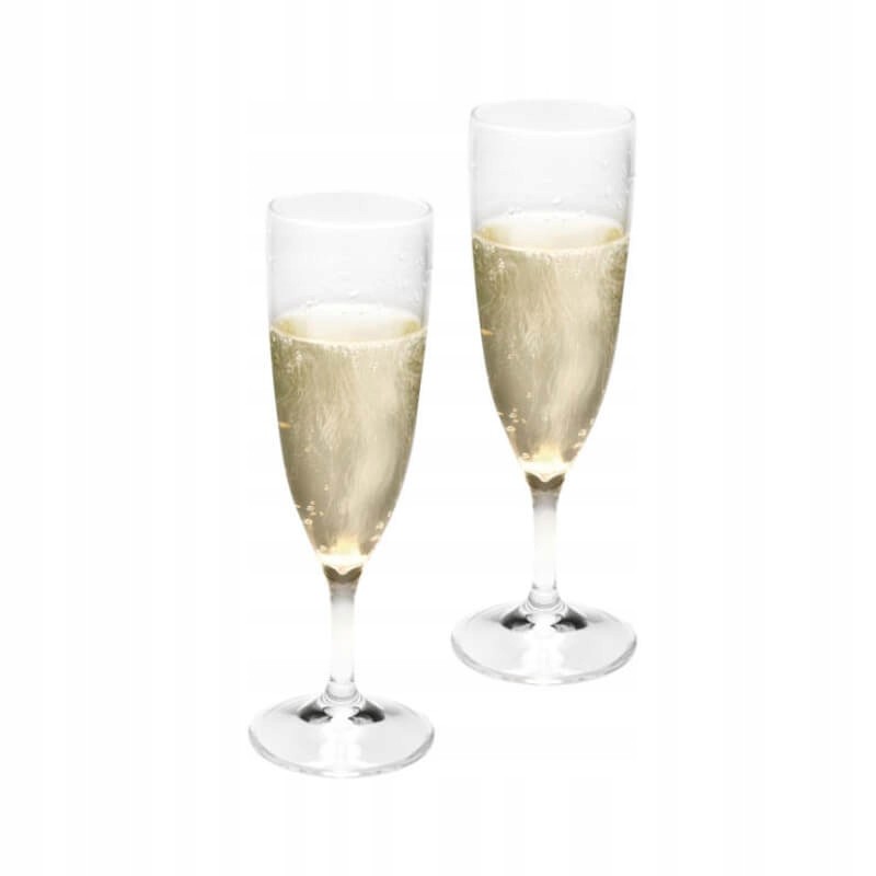 Plastic champagne glasses, 160 ml, set of 2