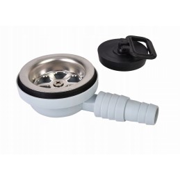 Siphon drain for sink, shower tray, stove, plug LP1800