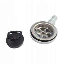 Siphon drain for sink, shower tray, stove, plug LP1800