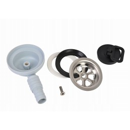 Siphon drain for sink, shower tray, stove, plug LP1800