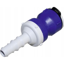 Check valve with standard camper nozzle