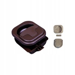 Furniture lock for a caravan camper's wardrobe