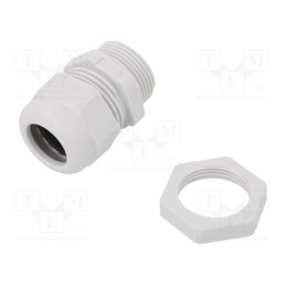 1 pcs x OBO BETTERMANN - V-TEC VM25+ LGR - Cable gland, M25, 1.5, IP68, polyamide, light grey, V-TEC VM