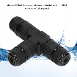 2pcs t type junction box connector