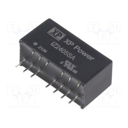 1 pcs x XP POWER - IZ2405SA - Converter: DC/DC, 3W, Uin: 18÷36V, Uout: 5VDC, Iout: 600mA, SIP, THT