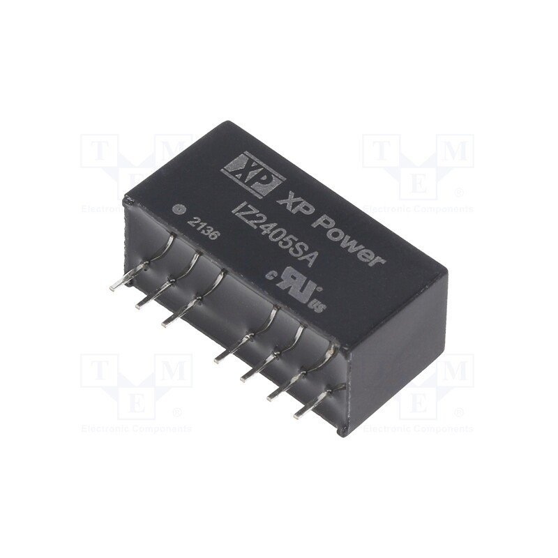 1 pcs x XP POWER - IZ2405SA - Converter: DC/DC, 3W, Uin: 18÷36V, Uout: 5VDC, Iout: 600mA, SIP, THT
