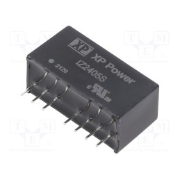 1 pcs x XP POWER - IZ2405S - Converter: DC/DC, 3W, Uin: 18÷36V, Uout: 5VDC, Uout2: -5VDC, SIP, THT