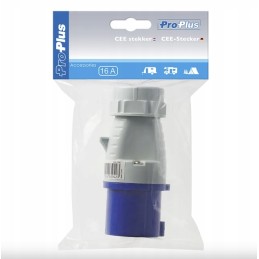 Cee plug 16a 230v male camping plug