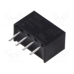 1 pcs x Murata Power Solutions - NKE0515SC - Converter: DC/DC, 1W, Uin: 4.5÷5.5V, Uout: 15VDC, Iout: 66mA, SIP