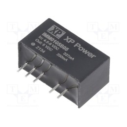 1 pcs x XP POWER - IMM0105S05 - Converter: DC/DC, 1W, Uin: 4.5÷9V, Uout: 5VDC, Iout: 200mA, SIP7, 1MHz