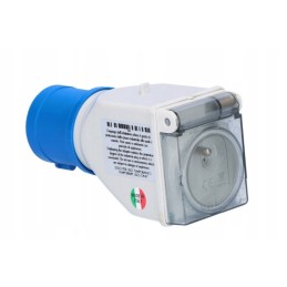 Adapter, CEE plug, 230v socket