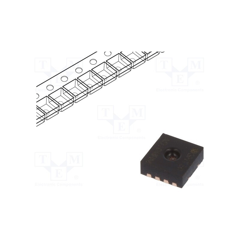 1 pcs x SENSIRION - SHT30A-DIS-B - Sensor: temperature and humidity, 0÷100%RH, -40÷125°C, DFN8, SHT