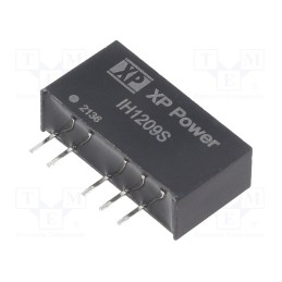 1 pcs x XP POWER - IH1209S - Converter: DC/DC, 2W, Uin: 12V, Uout: 9VDC, Uout2: -9VDC, Iout: 111mA