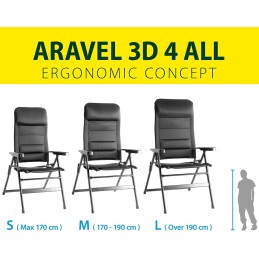 Brunner Aravel Folding Camping Chair L 150kg