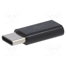 1 pcs x GEMBIRD - A-USB2-CMMF-01 - Adapter, USB 2.0, USB B micro socket,USB C plug, black