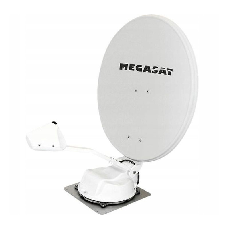 Sat TV antenna for a megasat twin trailer camper