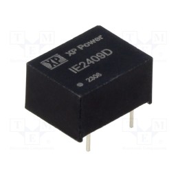 1 pcs x XP POWER - IE2409D - Converter: DC/DC, 1W, Uin: 24V, Uout: 9VDC, Iout: 111mA, DIP, 150kHz