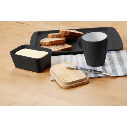 Brunner melamine butter dish graphite 13 5x9 5x6 5cm