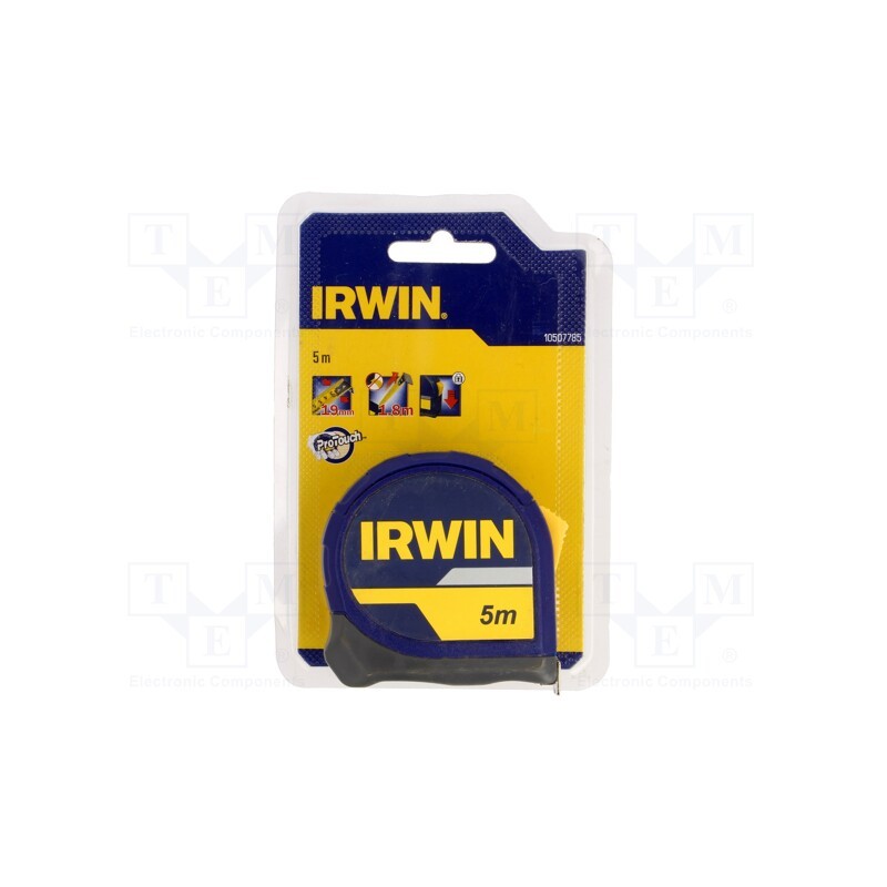 1 pcs x IRWIN - 10507785 - Measuring tape, L: 5m, Width: 19mm
