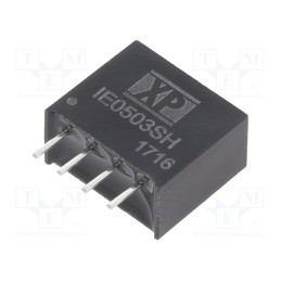 1 pcs x XP POWER - IE0503SH - Converter: DC/DC, 1W, Uin: 5V, Uout: 3.3VDC, Iout: 300mA, SIP, 150kHz
