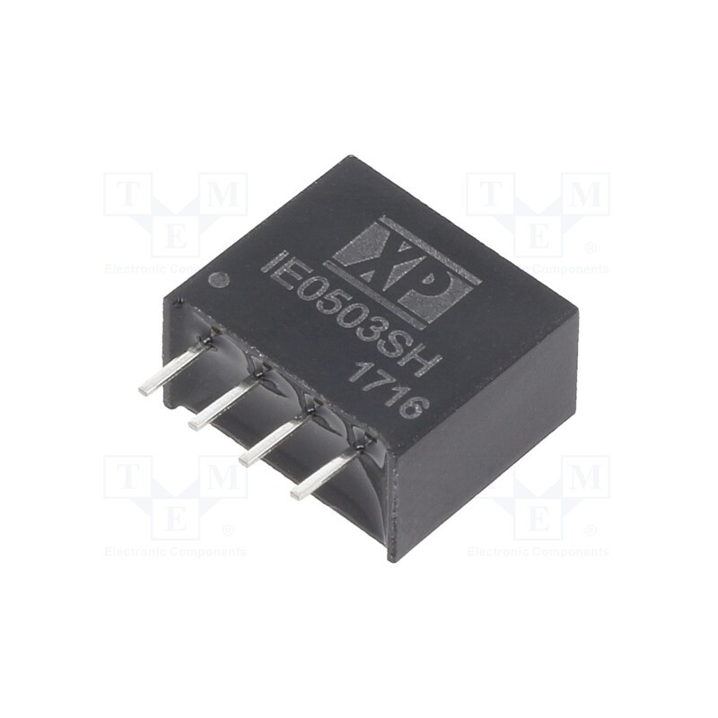 1 pcs x XP POWER - IE0503SH - Converter: DC/DC, 1W, Uin: 5V, Uout: 3.3VDC, Iout: 300mA, SIP, 150kHz