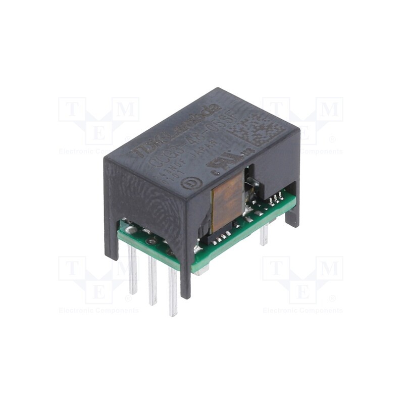 1 pcs x TDK-LAMBDA - CCG3-48-05SF - Converter: DC/DC, 3W, Uin: 18÷76V, Uout: 5VDC, Iout: 600mA, THT, CCG3
