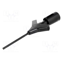 1 pcs x HIRSCHMANN T&M - MICRO-KLEPS SW - Clip-on probe, pincers type, 2A, 60VDC, black, Grip capac: max.2mm