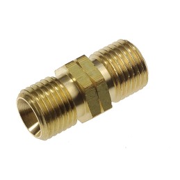 Connector, connector, connection of left-thread gas hoses