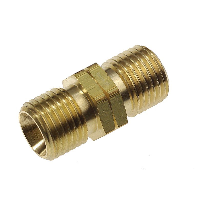 Connector, connector, connection of left-thread gas hoses