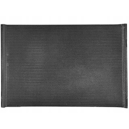 Gray push button furniture lock for campers