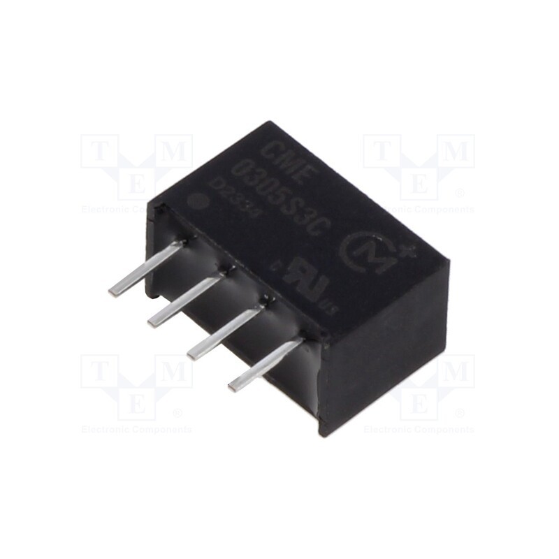 1 pcs x Murata Power Solutions - CME0305S3C - Converter: DC/DC, 0.75W, Uin: 2.97÷3.63V, Uout: 5VDC, Iout: 150mA