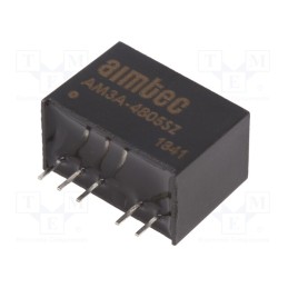 1 pcs x AIMTEC - AM3A-4805SZ - Converter: DC/DC, 3W, Uin: 18÷75V, Uout: 5VDC, Iout: 600mA, SIP6