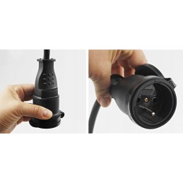 Adapter, CEE plug, 230v socket, IP44 adapter