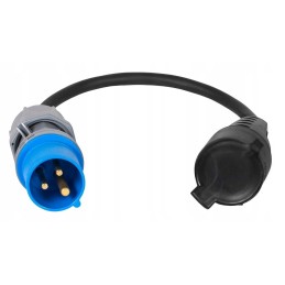 Adapter, CEE plug, 230v socket, IP44 adapter