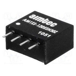 1 pcs x AIMTEC - AM1SS-1205SH30Z - Converter: DC/DC, 1W, Uin: 10.8÷13.2V, Uout: 5VDC, Iout: 200mA, SIP4