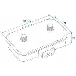 Electrical box box for 10-pin tow truck trailer cables