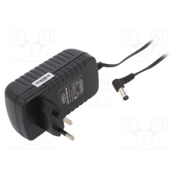 1 pcs x CELLEVIA POWER - CLW-2412-W2E-EB-L - Power supply: switched-mode, plug, 12VDC, 2A, 24W, Plug: EU, 86%
