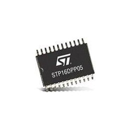 1 pcs : STP16DPP05TTR - LED Display Drivers Low voltage 16-bit LED sink Driver