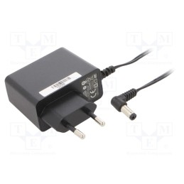 1 pcs x POS - POSC12050A-2555L - Power supply: switched-mode, plug, 12VDC, 0.5A, 6W, Plug: EU, 78.88%