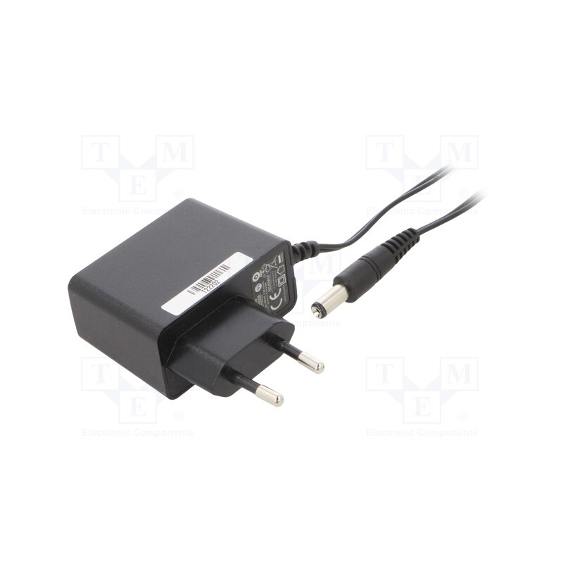 1 pcs x POS - POSC12050A-1555 - Power supply: switched-mode, plug, 12VDC, 0.5A, 6W, Plug: EU, 78.88%