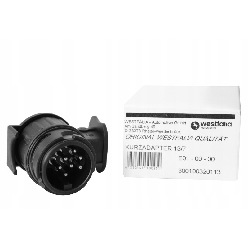 Adapter adapter for Westfalia 13 7 towbar socket
