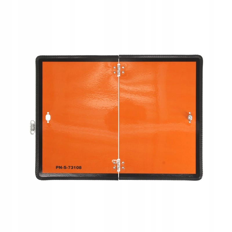 ADR warning board, vertically foldable, orange