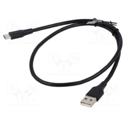 1 pcs x VENTION - CTIBF - Cable, USB 2.0, USB A plug,USB B micro plug, nickel plated, 1m