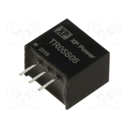 1 pcs x XP POWER - TR05S05 - Converter: DC/DC, Uin: 7÷28V, Uout: 5VDC, Iout: 500mA, SIP3, 570kHz