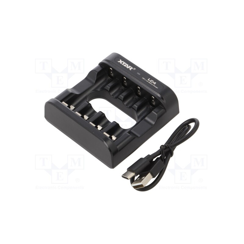 1 pcs x XTAR - XTAR LC4 AA/AAA 1,5V LI-ION - Charger: for rechargeable batteries, Li-Ion, 1.5V, 5VDC