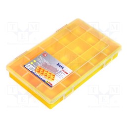 1 pcs x ALLIT AG - BMA457220 - Container: collective, with partitions, polypropylene, yellow