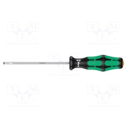 1 pcs x WERA - 5008015001 - Screwdriver, slot, 3,5x0,6mm, Blade length: 100mm