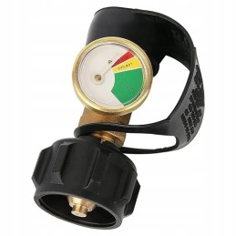 Gas pressure gauge with type 1 connector